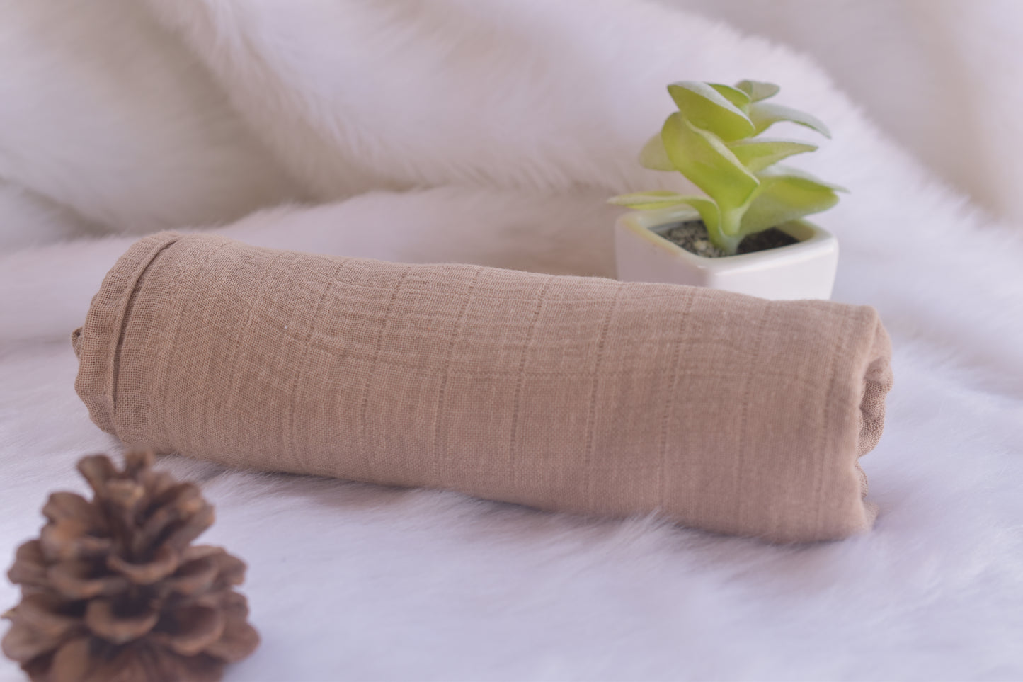 Solid Brown Hand/Face Towel