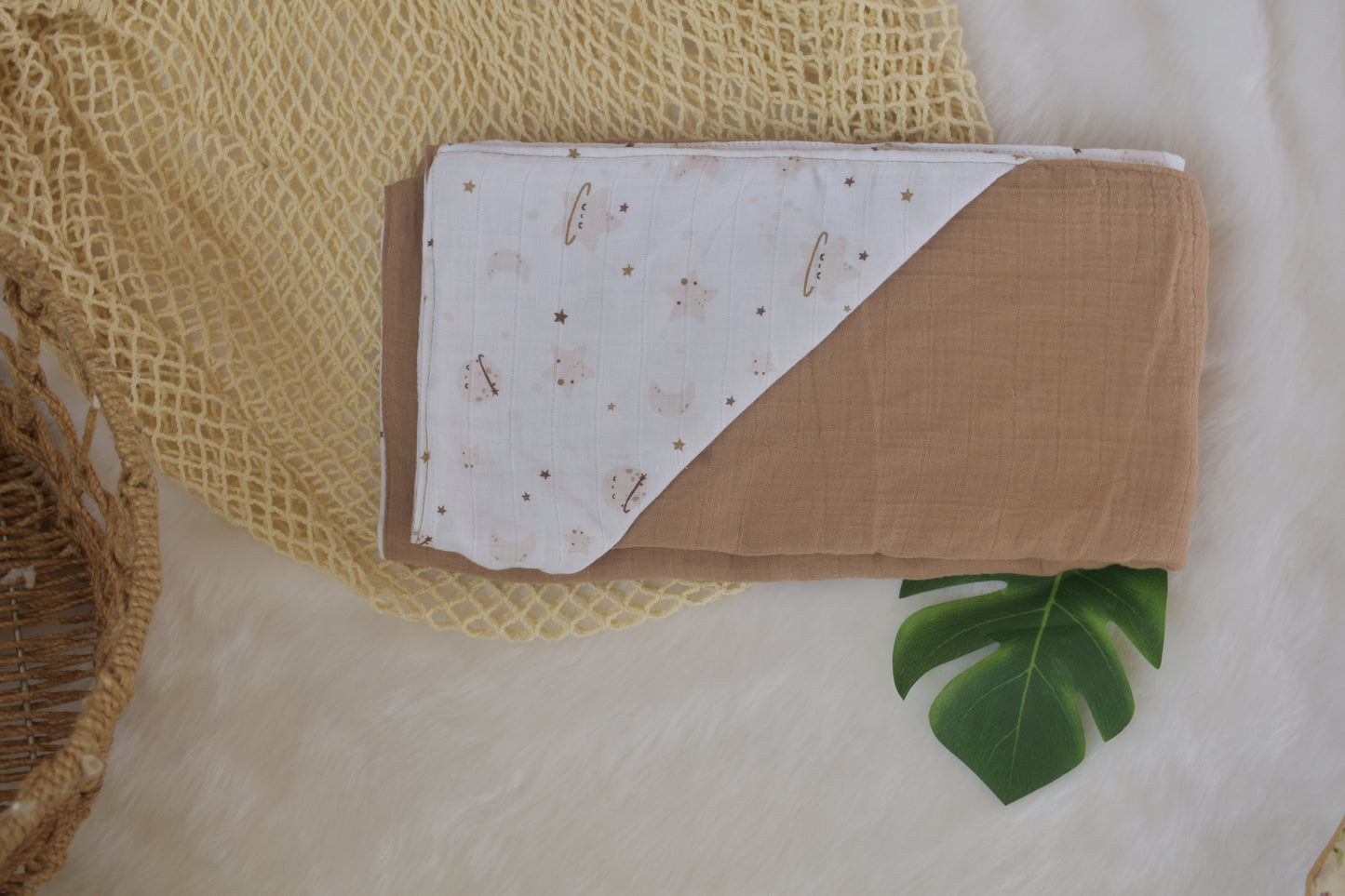 Galaxy Reversible Hood Towel/Receiving Blanket