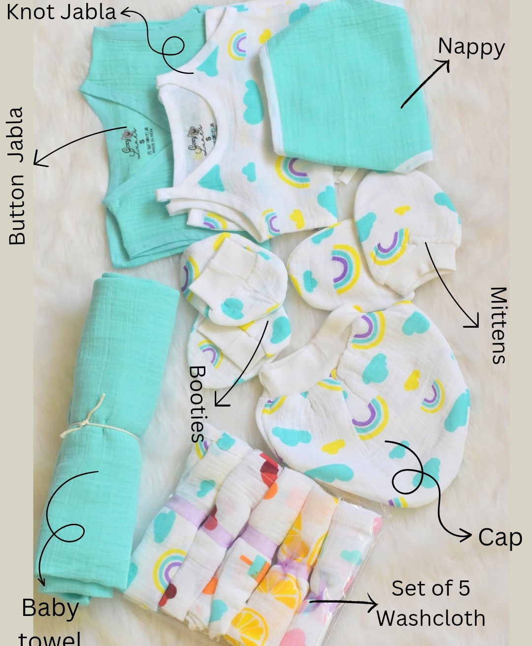 Tiny treasures Hamper - Cloudy