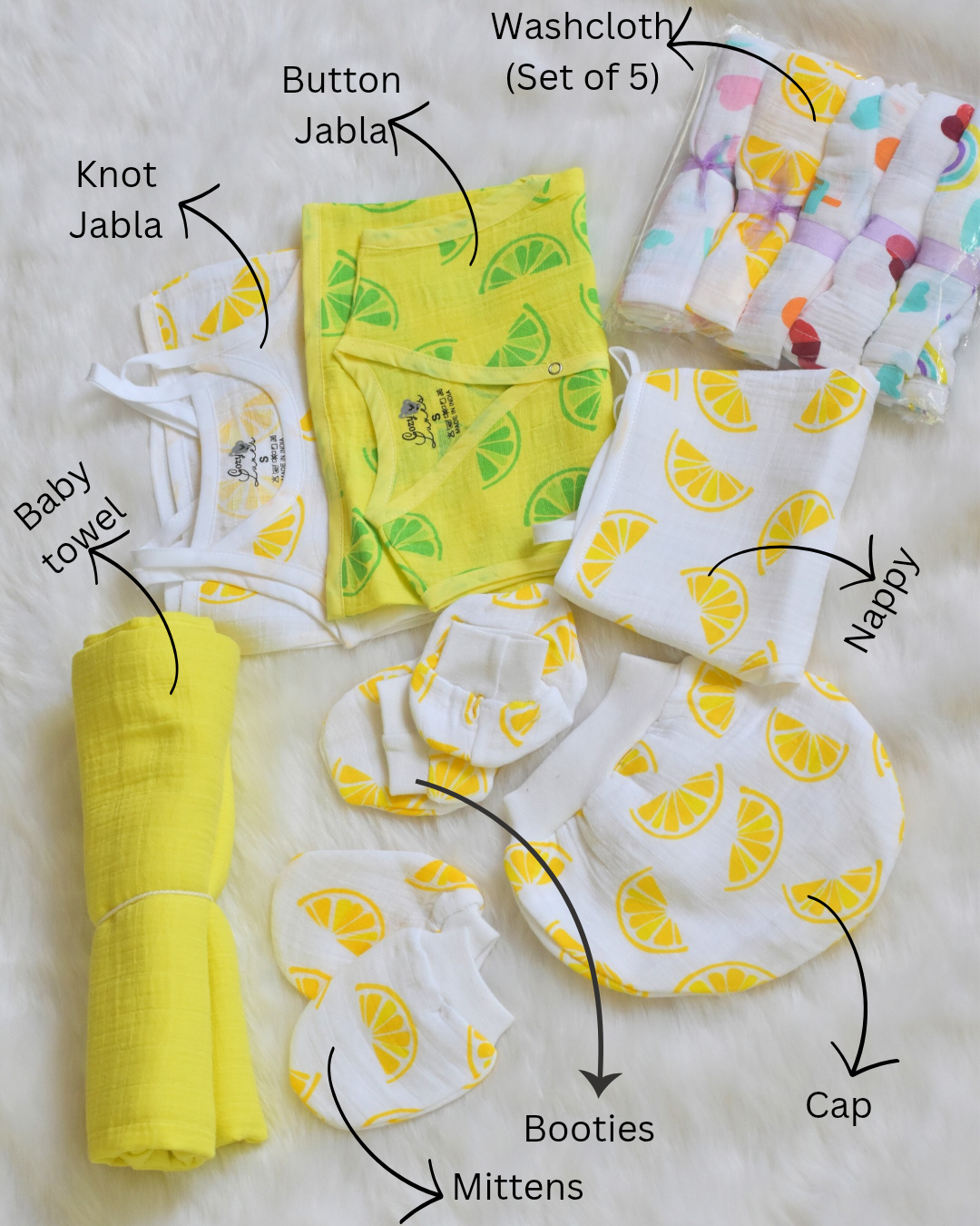 Tiny treasures Hamper - Lemon