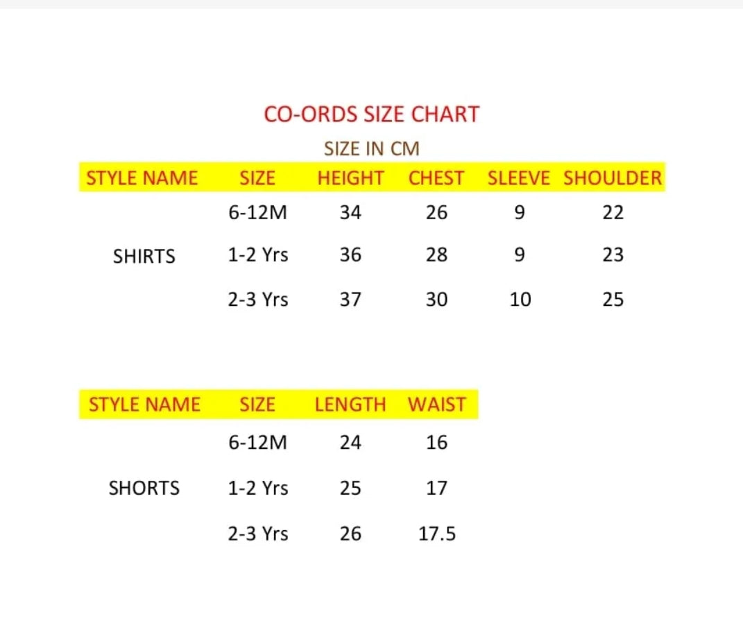 Rainbow & Solid Co ords