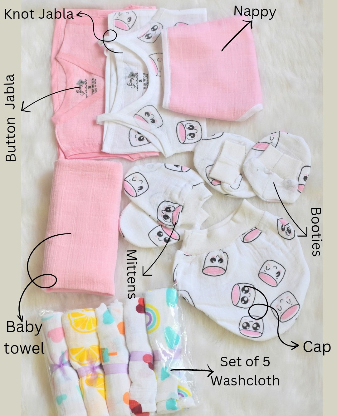 Tiny treasures Hamper - Marshmallow