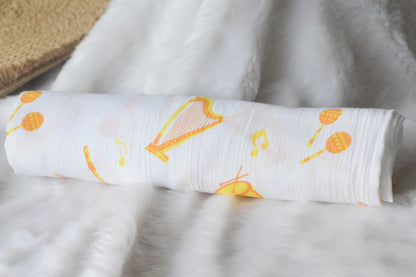 Music print Face Towel