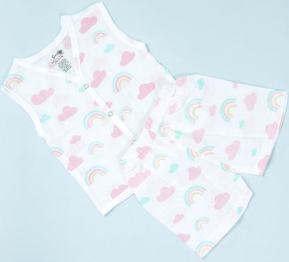 Sleeveless Co ords Rainbow
