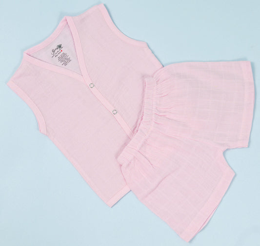 Pink Solid Co ords
