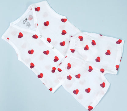 Sleeveless Valentine Co ords