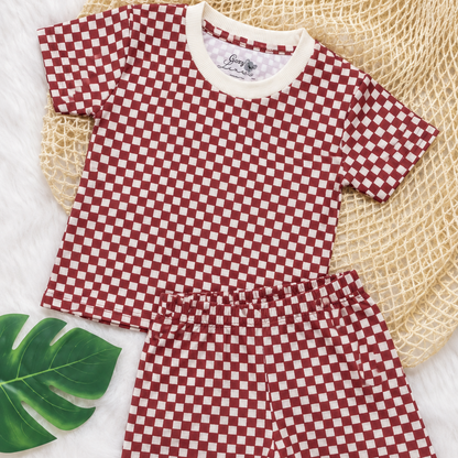 Cherry Check Co-Ord Set