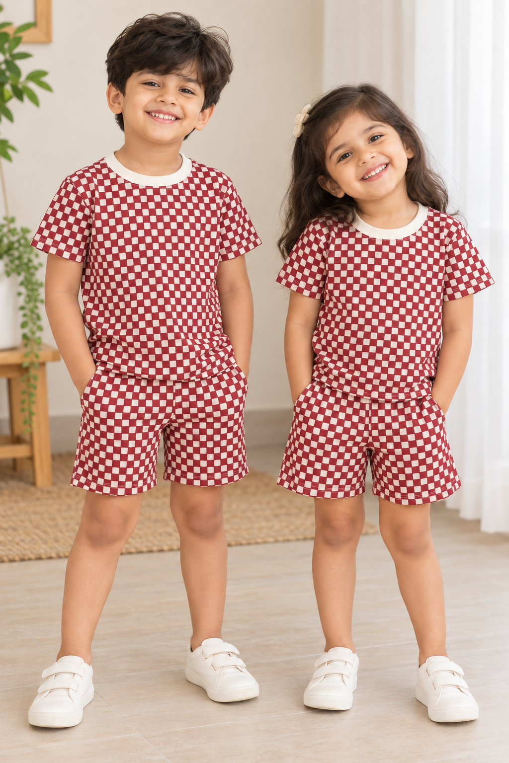 Cherry Check Co-Ord Set