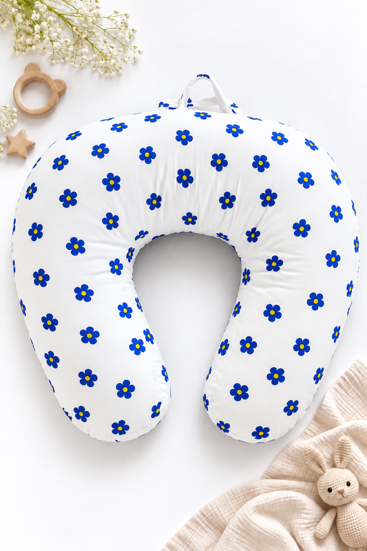Blue Blossom Feeding Pillow