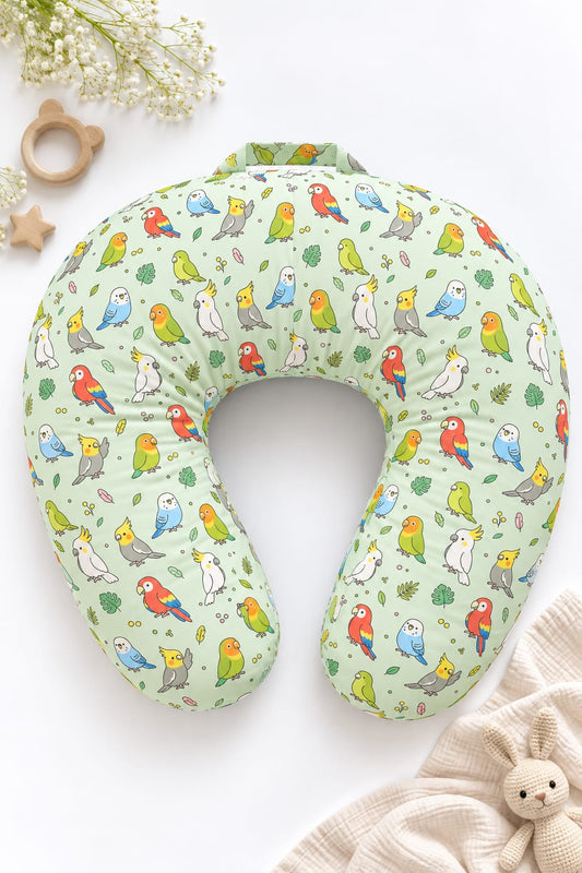 Tropical Birdie Feeding Pillow