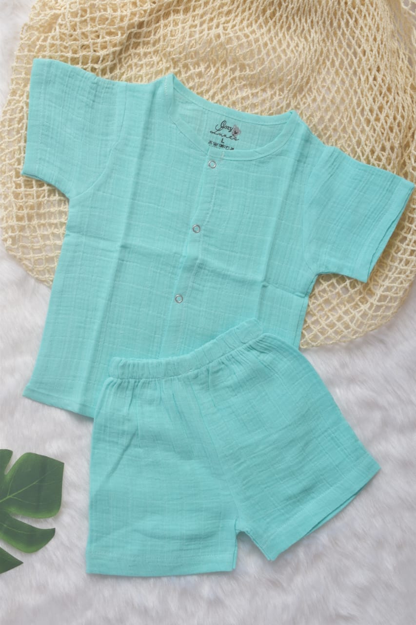 Blue Solid Co ords