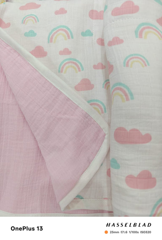 Rainbow Reversible Blanket