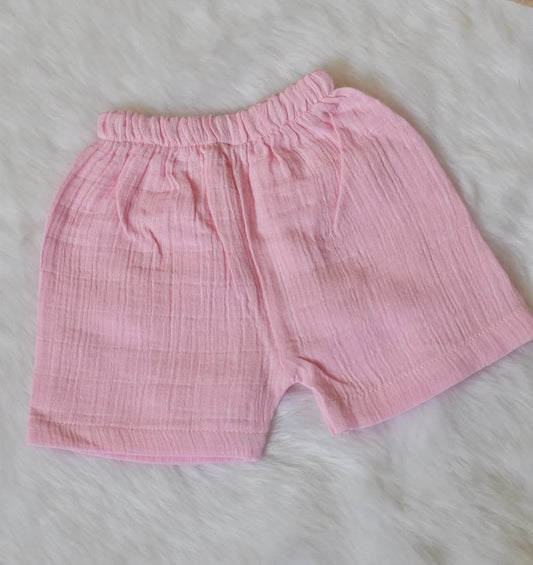 Solid Pink Shorts