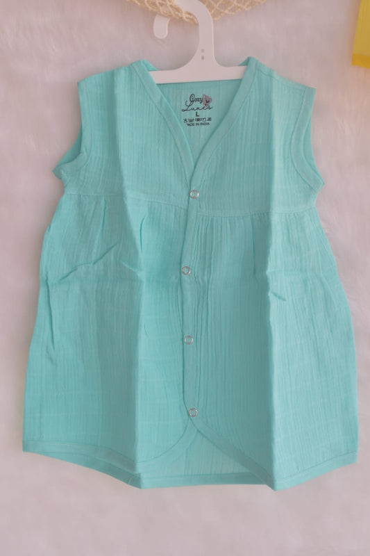 Iyal Blue solid Frock