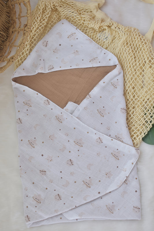 Galaxy Reversible Hood Towel/Receiving Blanket