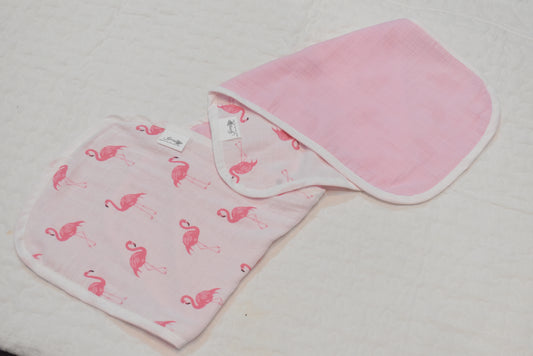 Flamingo Burp Cloth