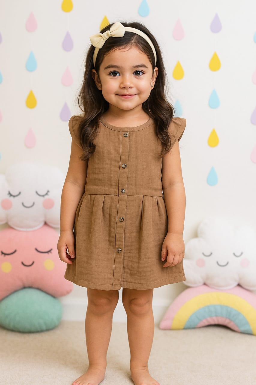 Brown Ruhi Frock